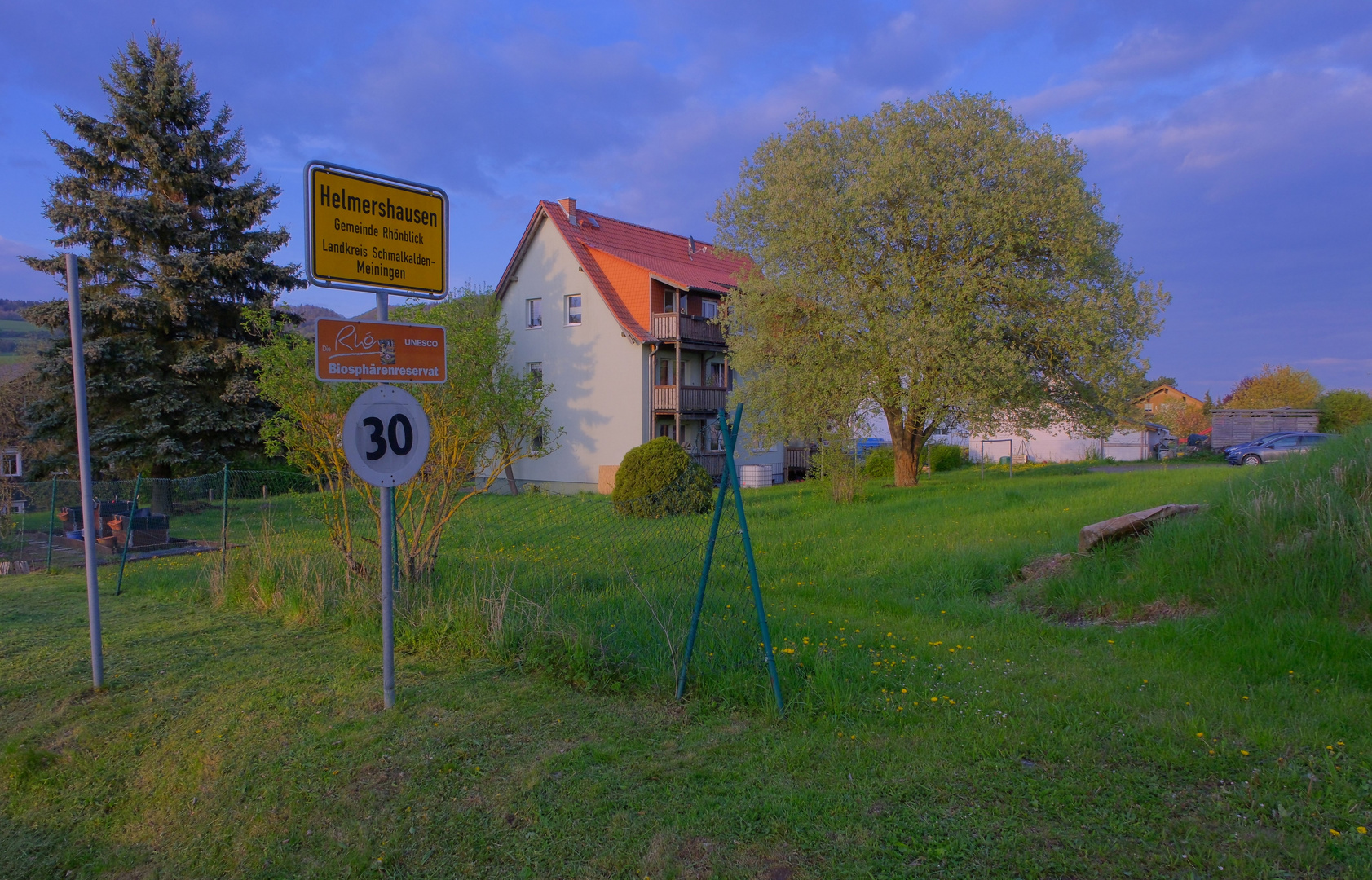 Ortseingang von Helmershausen