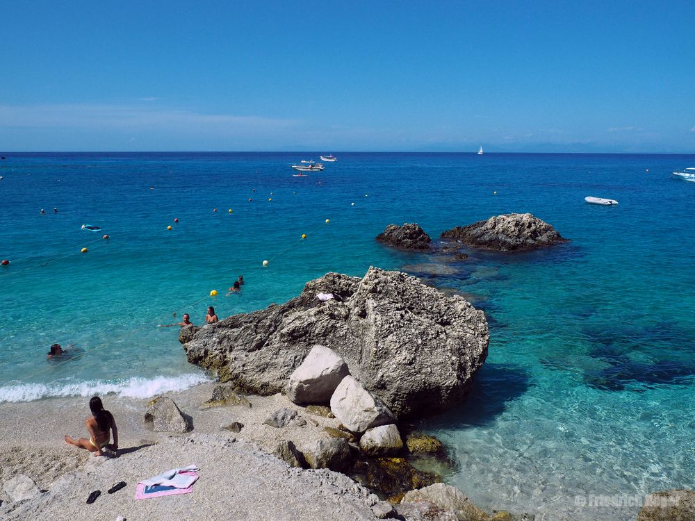 Ortsstrand von Agios Nikitas (Lefkada)