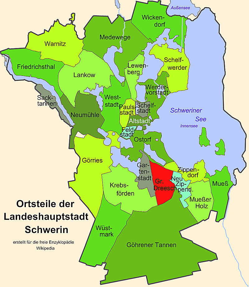 Ortsteile_von Schwerin