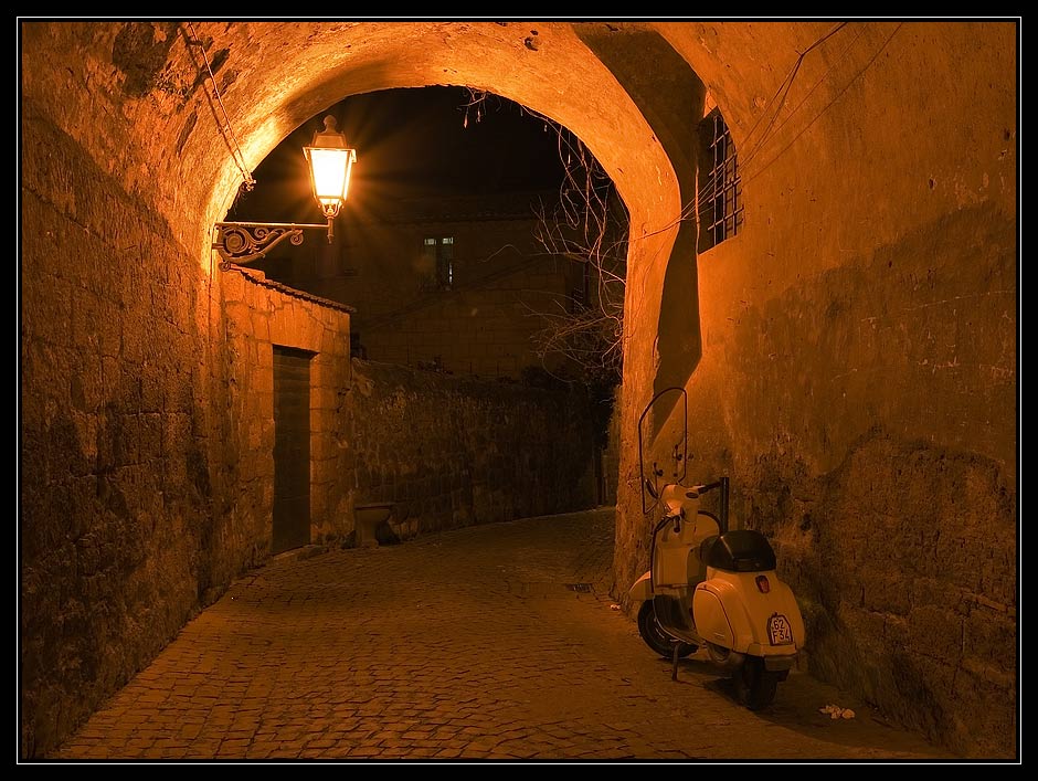 Orvieto bei Nacht