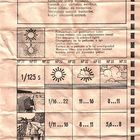 ORWO NP 22 Beipackzettel aus alten DDR-Zeiten