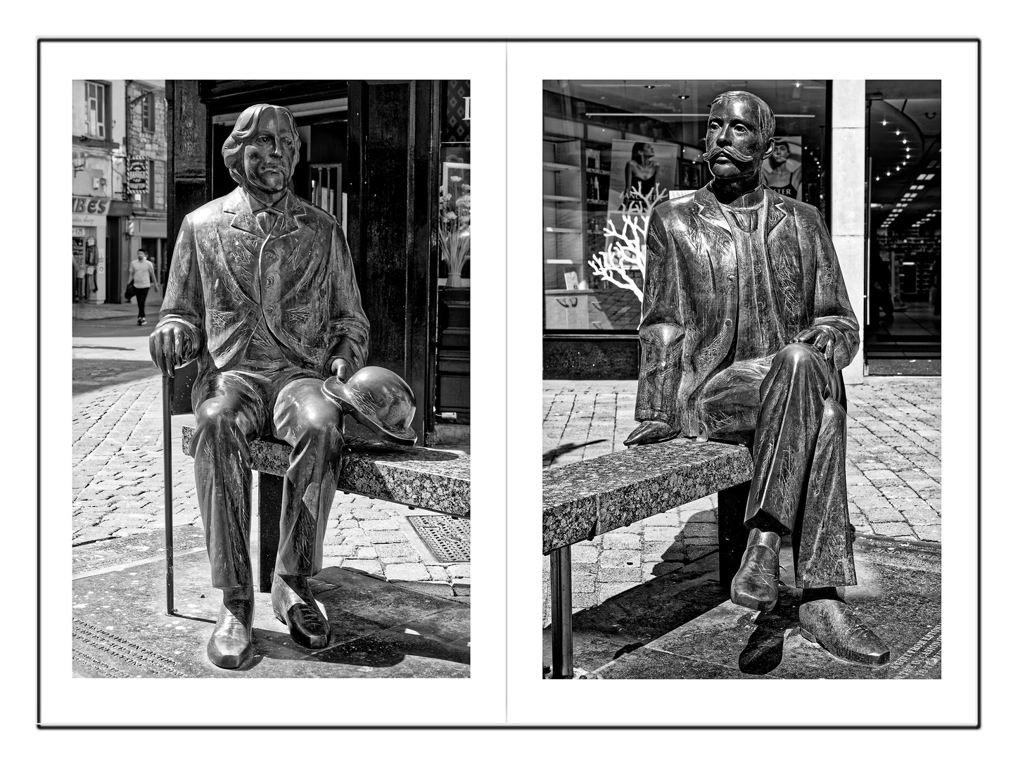 OSCAR WILDE & EDUARD VILDE STATUE