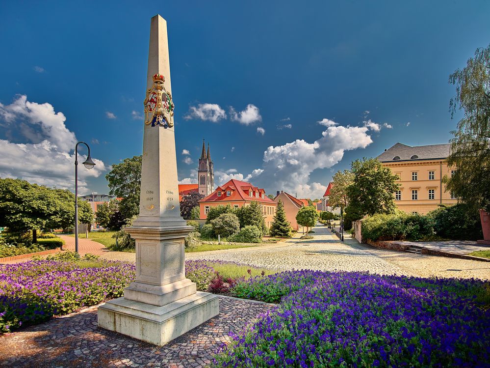 Oschatzer Postsäule 