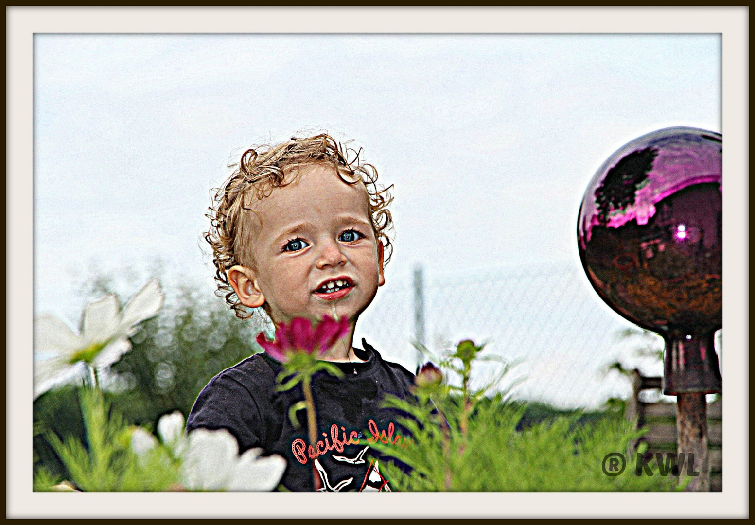 Oskar im Sommergarten