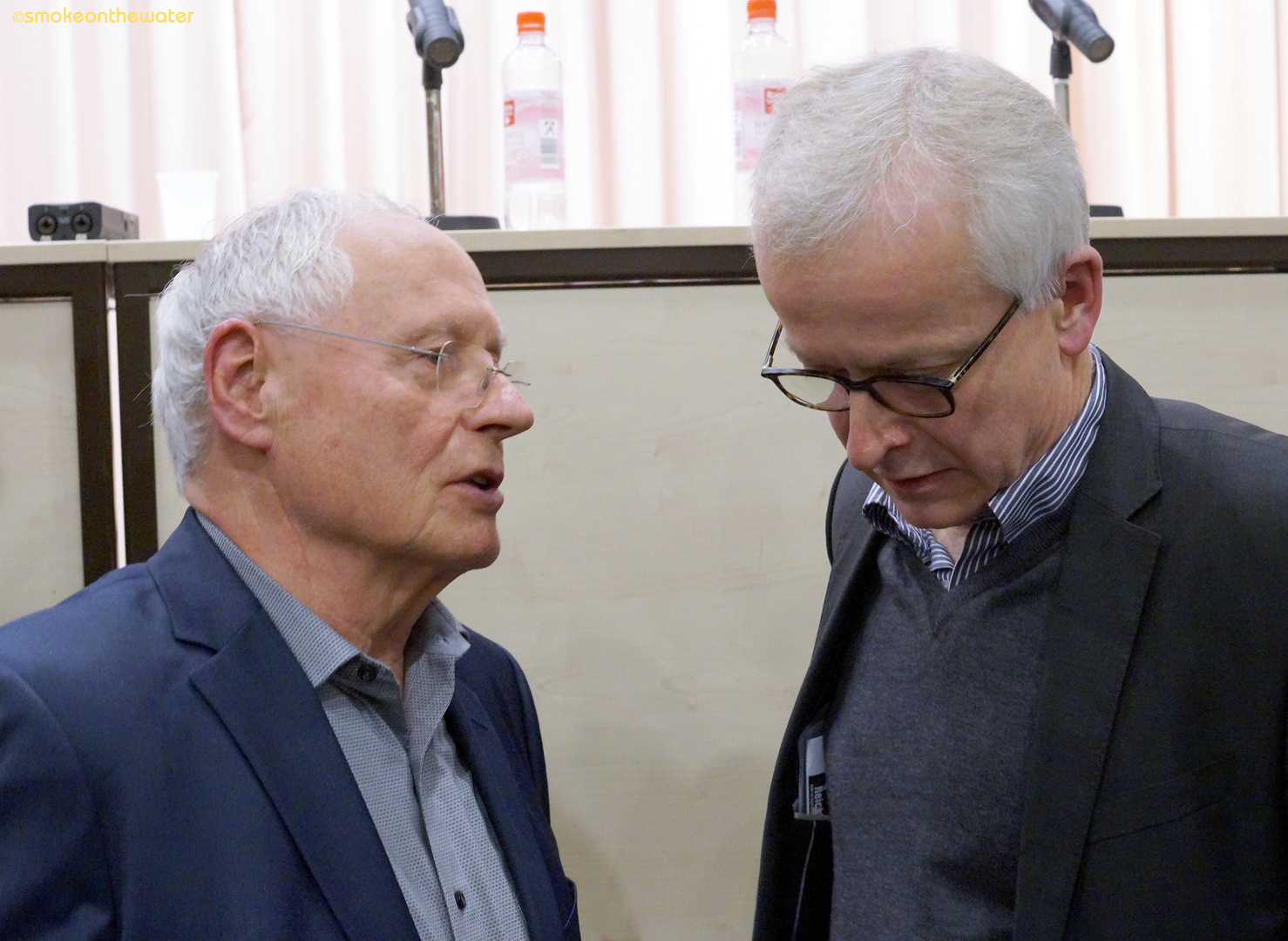 Oskar Lafontaine und Hans-Jürgen Urban