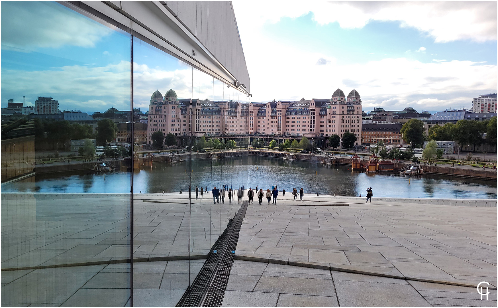 Oslo - Auf dem Dach des Opernhaus