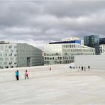 Oslo - Auf dem Dach des Opernhaus