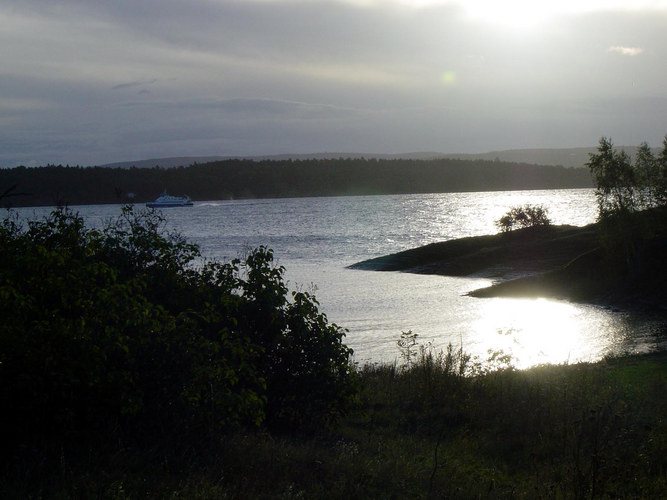 Oslo-Fjord bei Sonnenaufgang