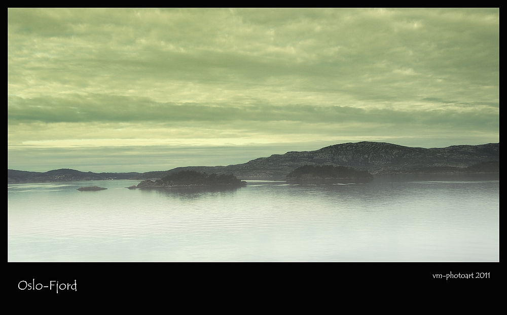 Oslo-Fjord im Nebel