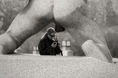 Oslo - Frau & Nikon...