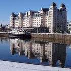 Oslo Hafen Spiegelbild