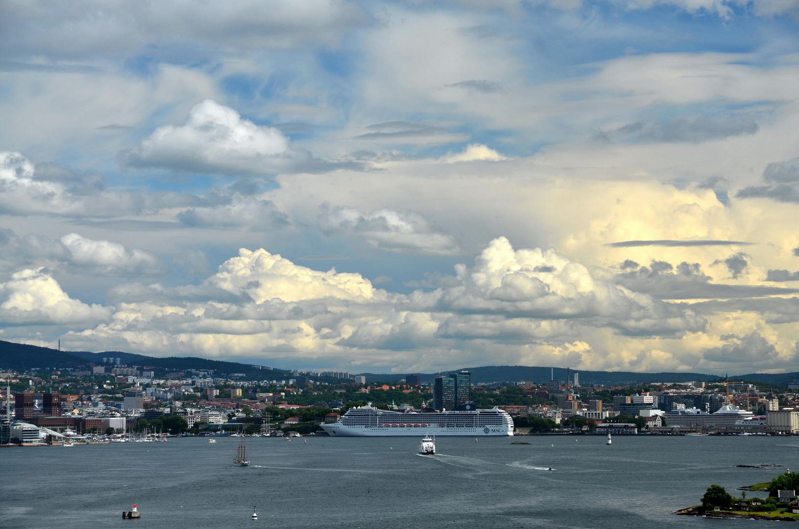 Oslo, Hafen - von Bord der Costa