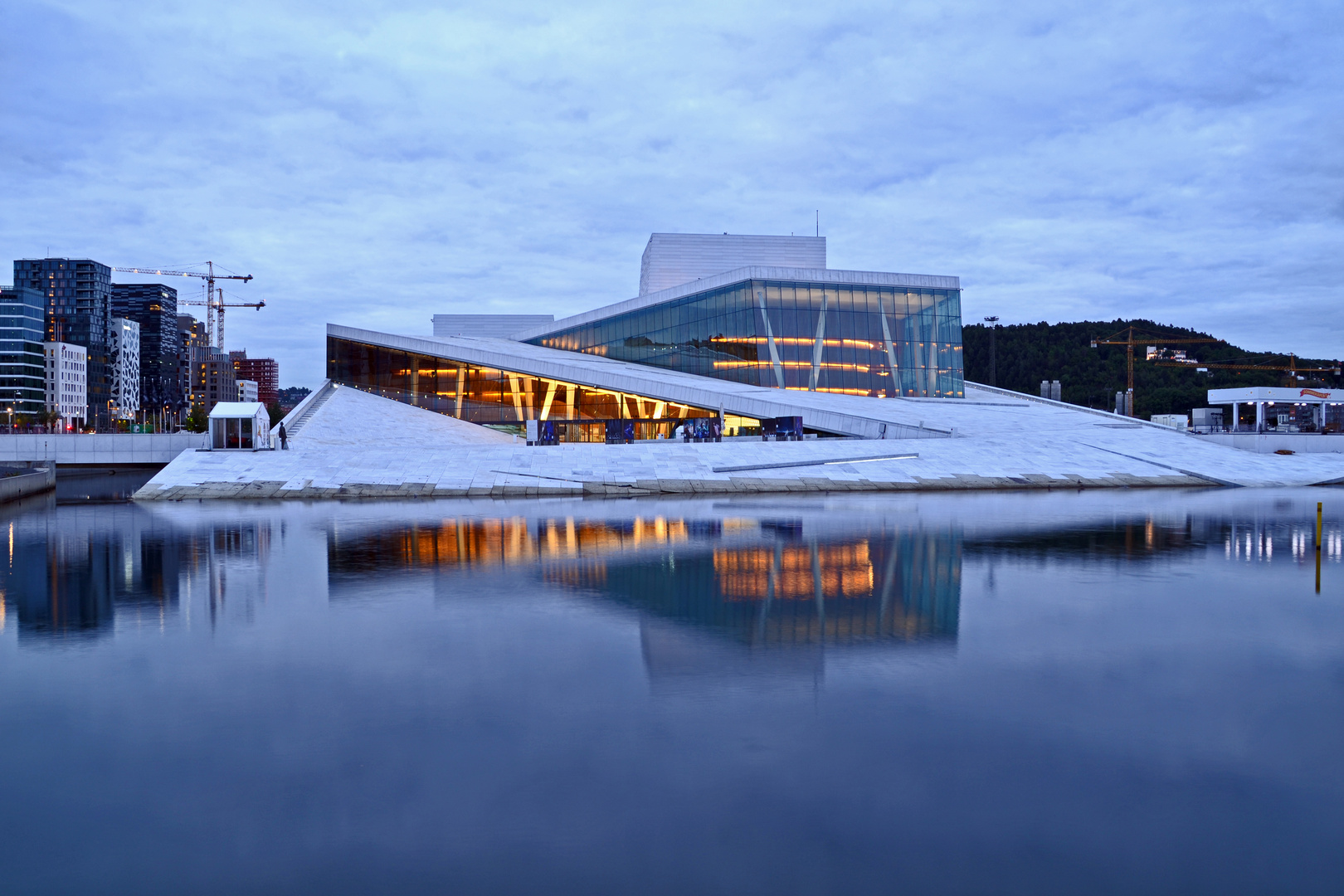 Oslo Oper in der Morgendämmerung