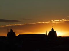 Oslo, Sonnenuntergang.....