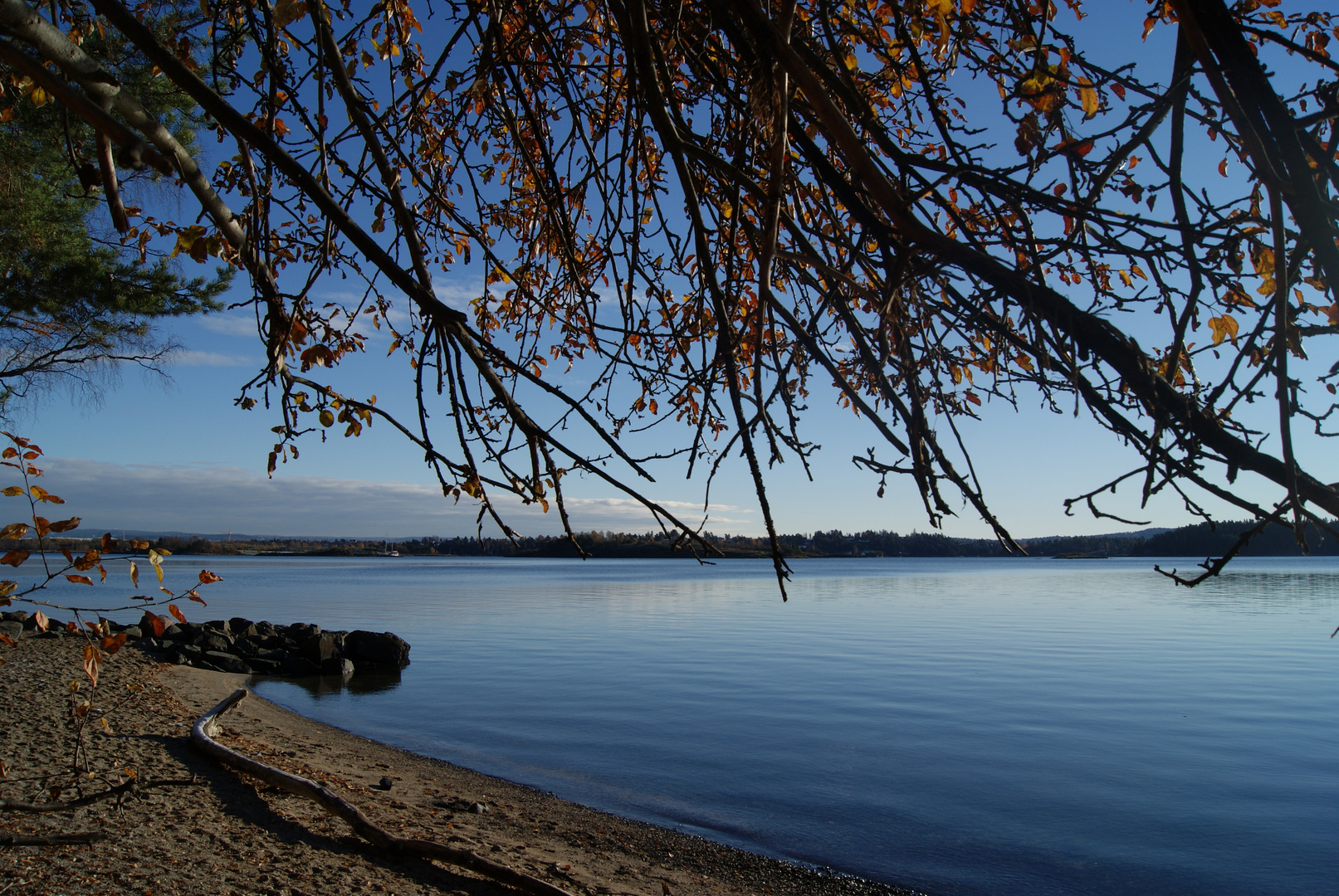 Oslofjord im Herbst