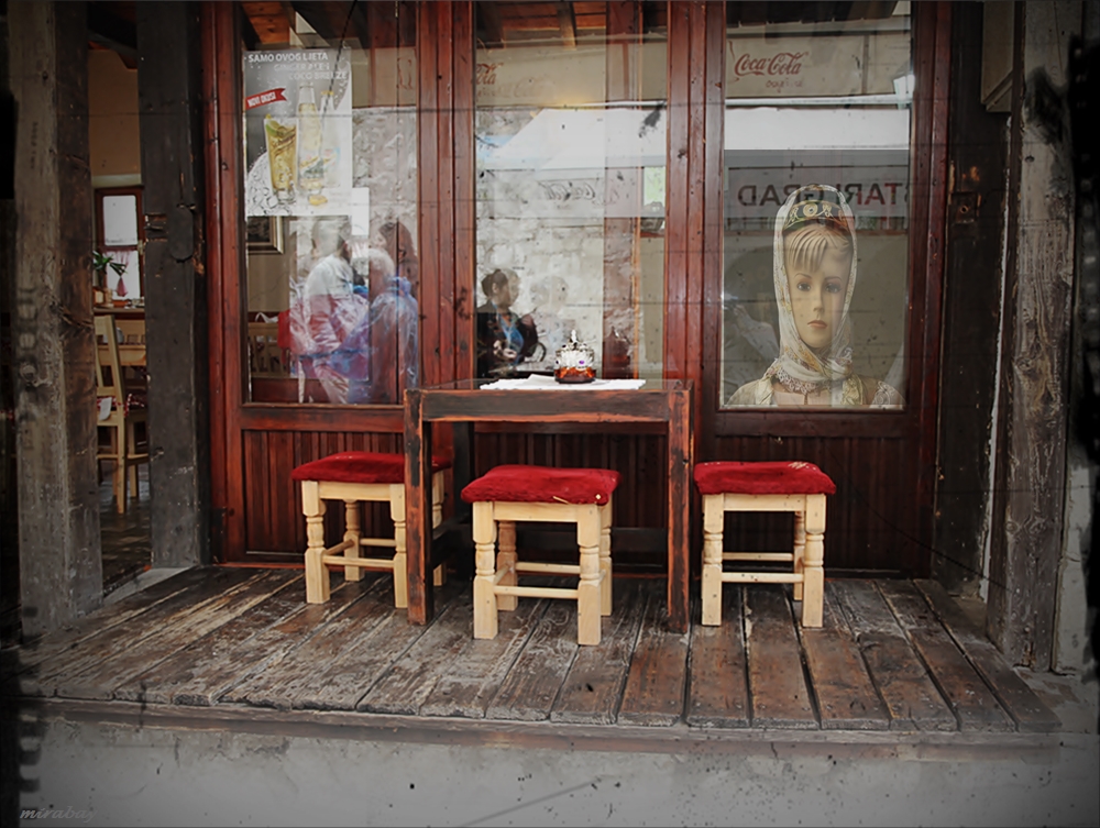 Osmannisches Cafe in Mostar...