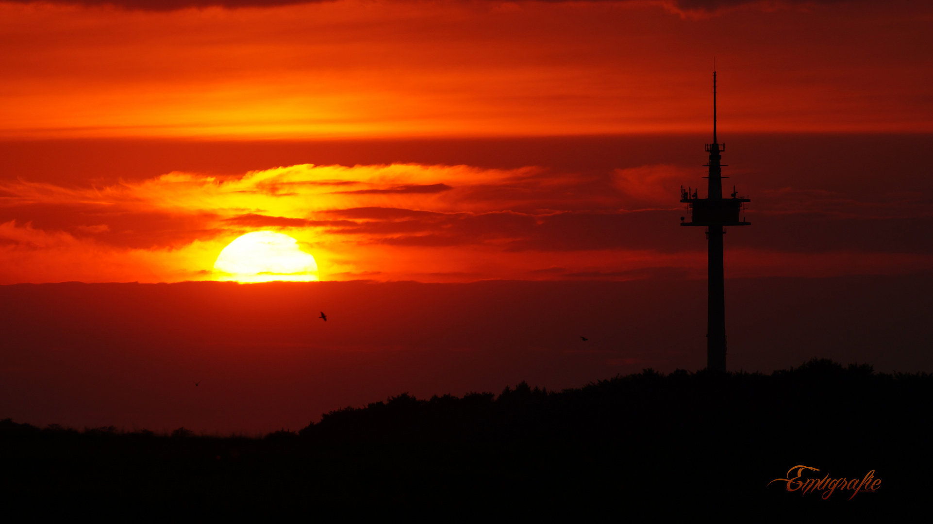 Osnabrück bei Abenddämmerung