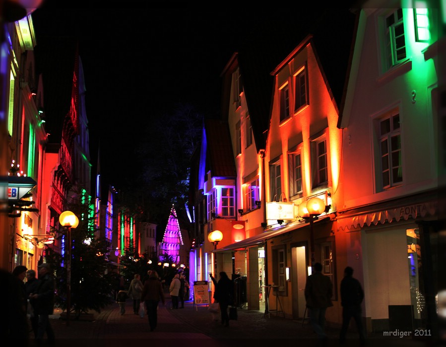 Osnabrücker Altstadt strahlt im "weihnachtlichen" Glanz Teil 4