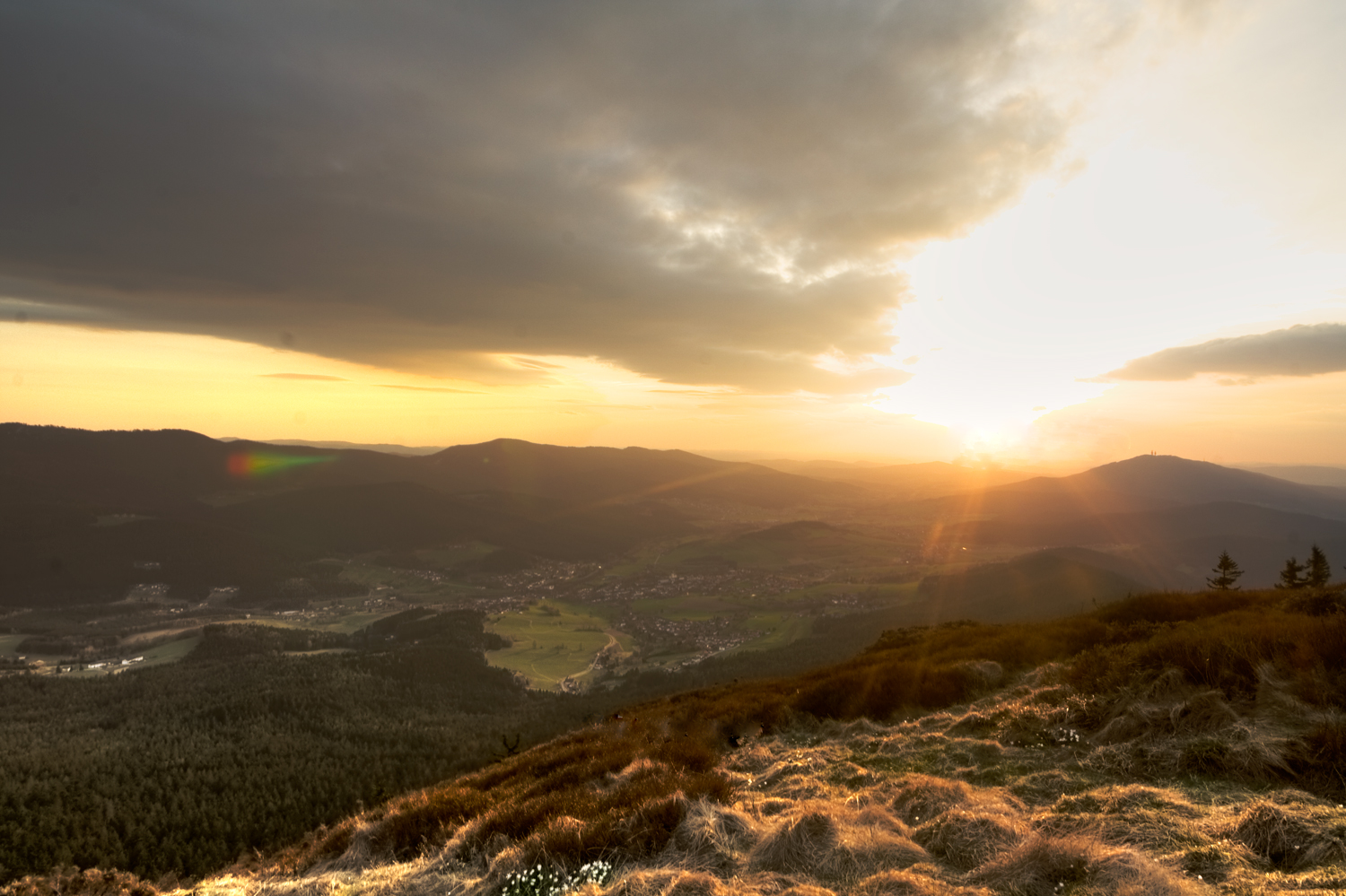 osser hdr sunset