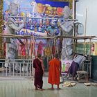 Osservando il restauro,Chaukhtatguy Pagoda,Yangon