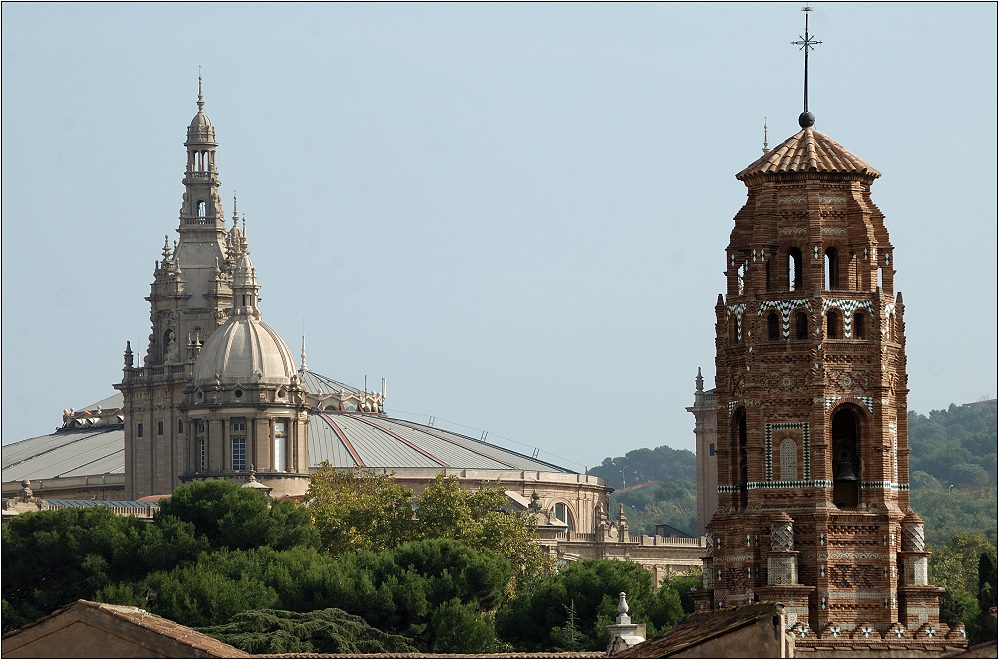 ... osservare sopra Barcellona ...