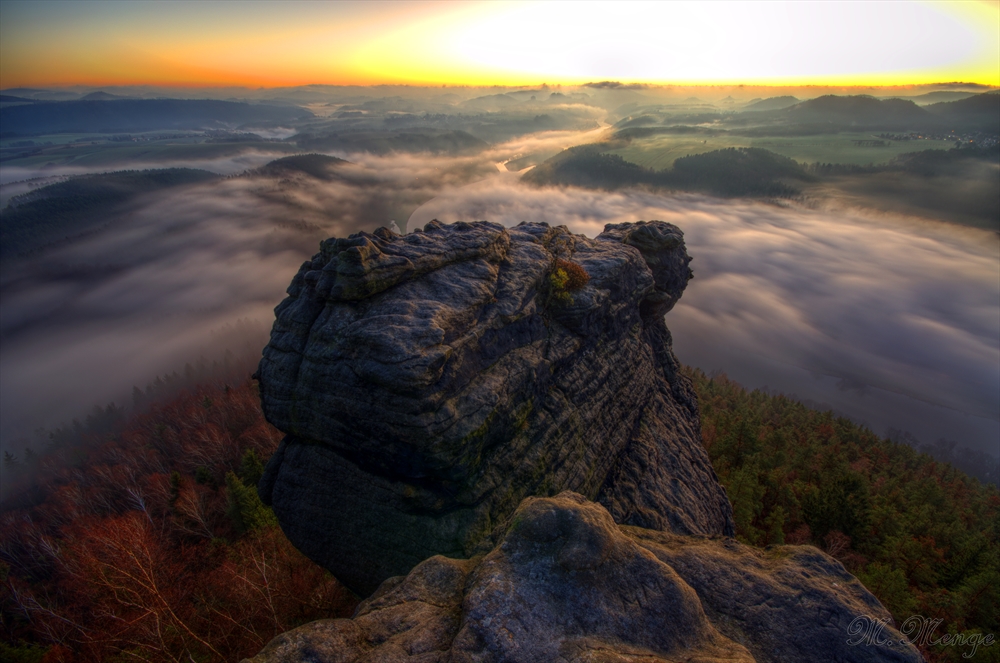 Ost-Aussicht am Lilienstein