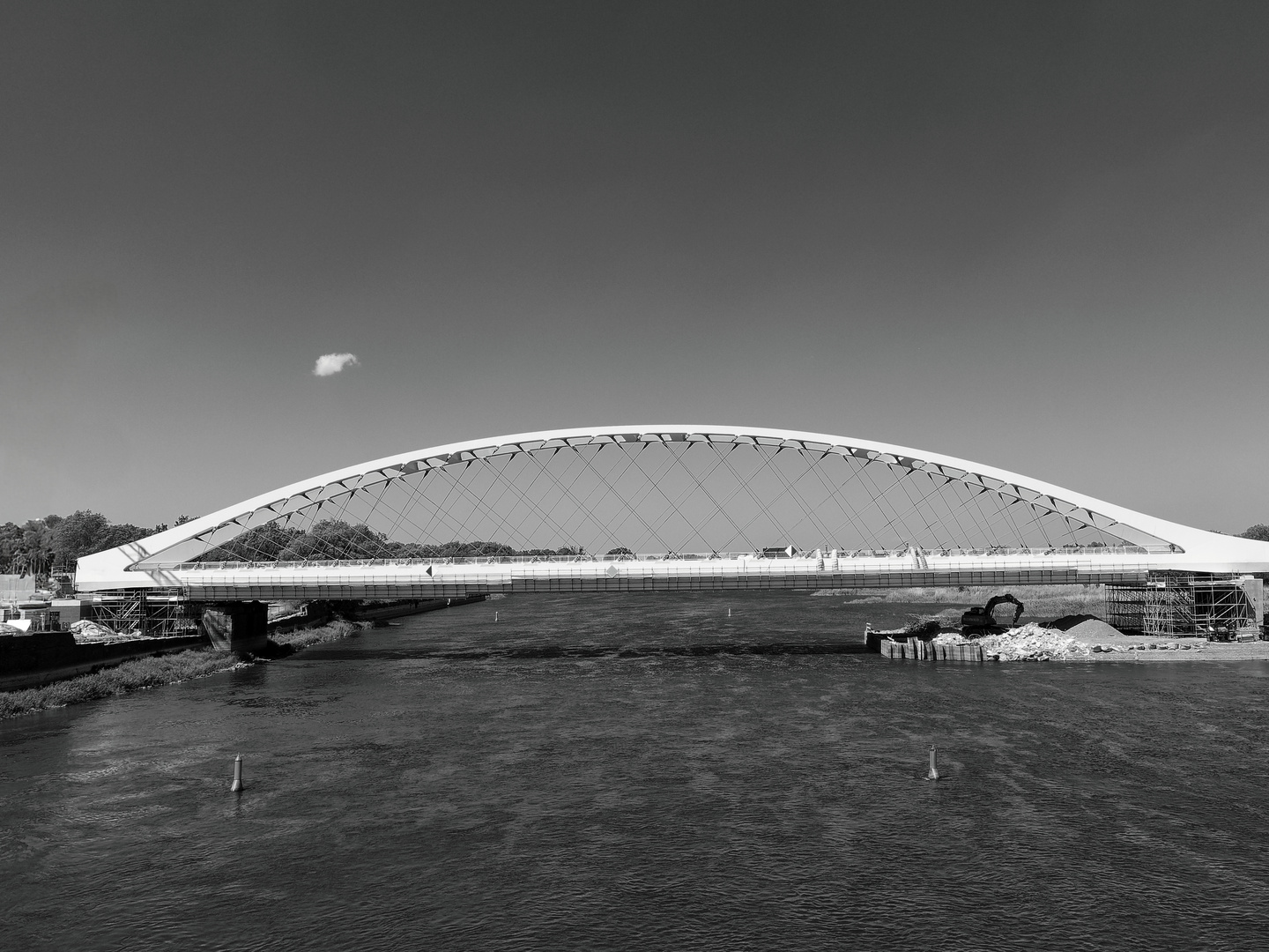 Ostbahn - Brücke über die Oder in Küstrin-Kietz