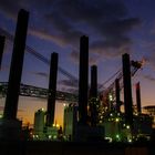 Ostend harbour at night (1)