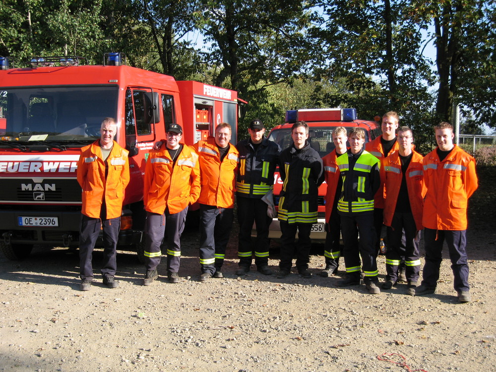 Ostentroper Feuerwehr bei der Erfolgreichen Teilnahme des LNW NRW