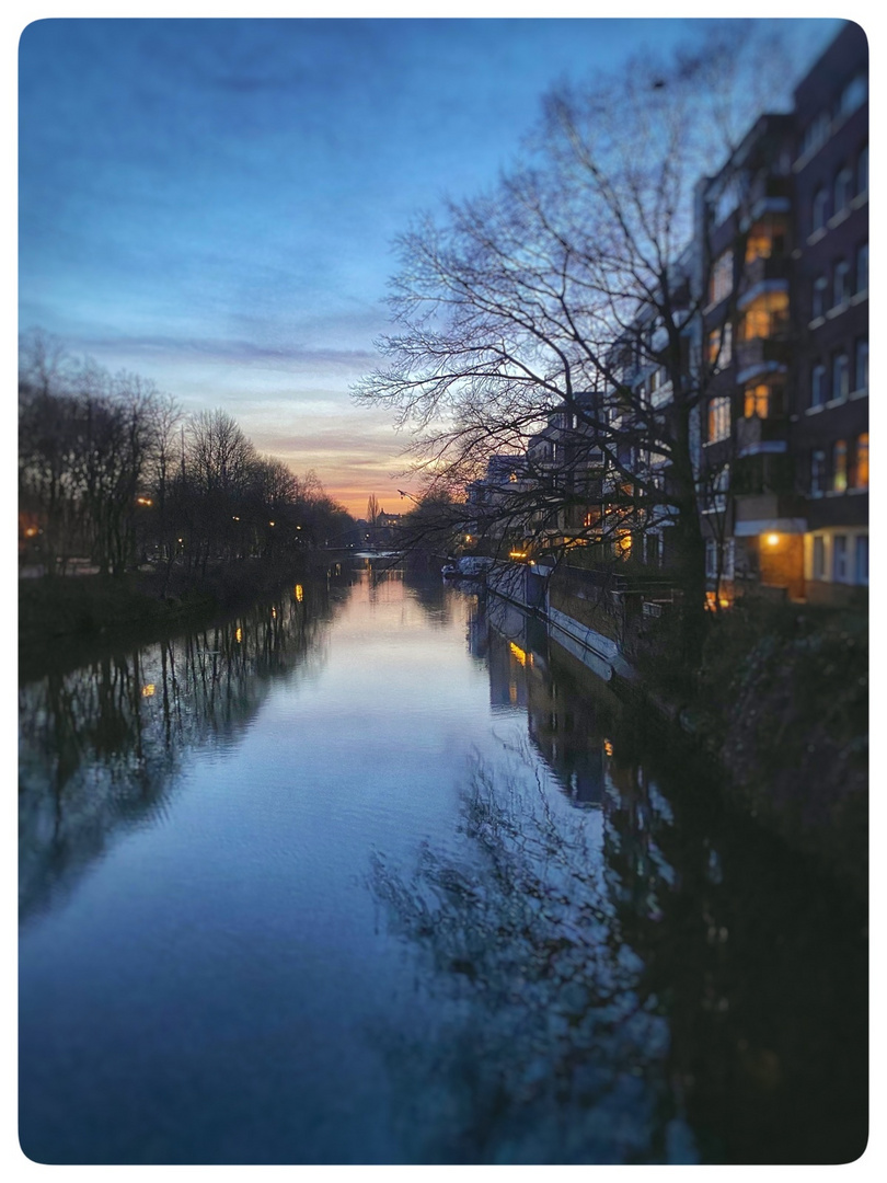 Osterbek Kanal in Hamburg