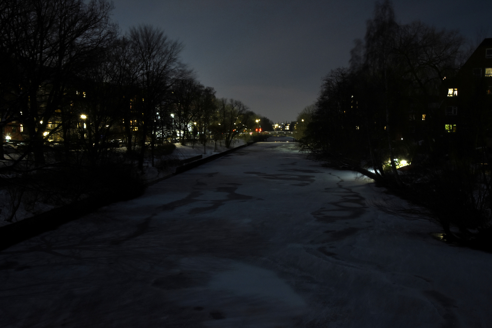 Osterbekkanal im Winter