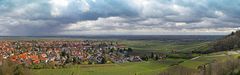 Osterblick in die Rheinebene