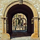 Osterbrunnen im Schloss