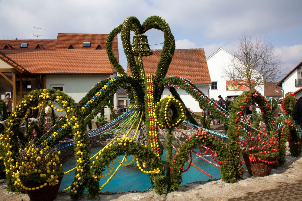 Osterbrunnen in Bieberbach