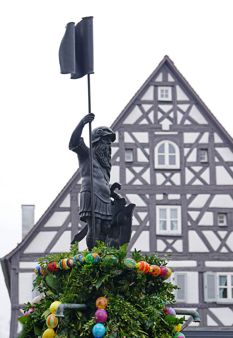 Osterbrunnen in Franken ...