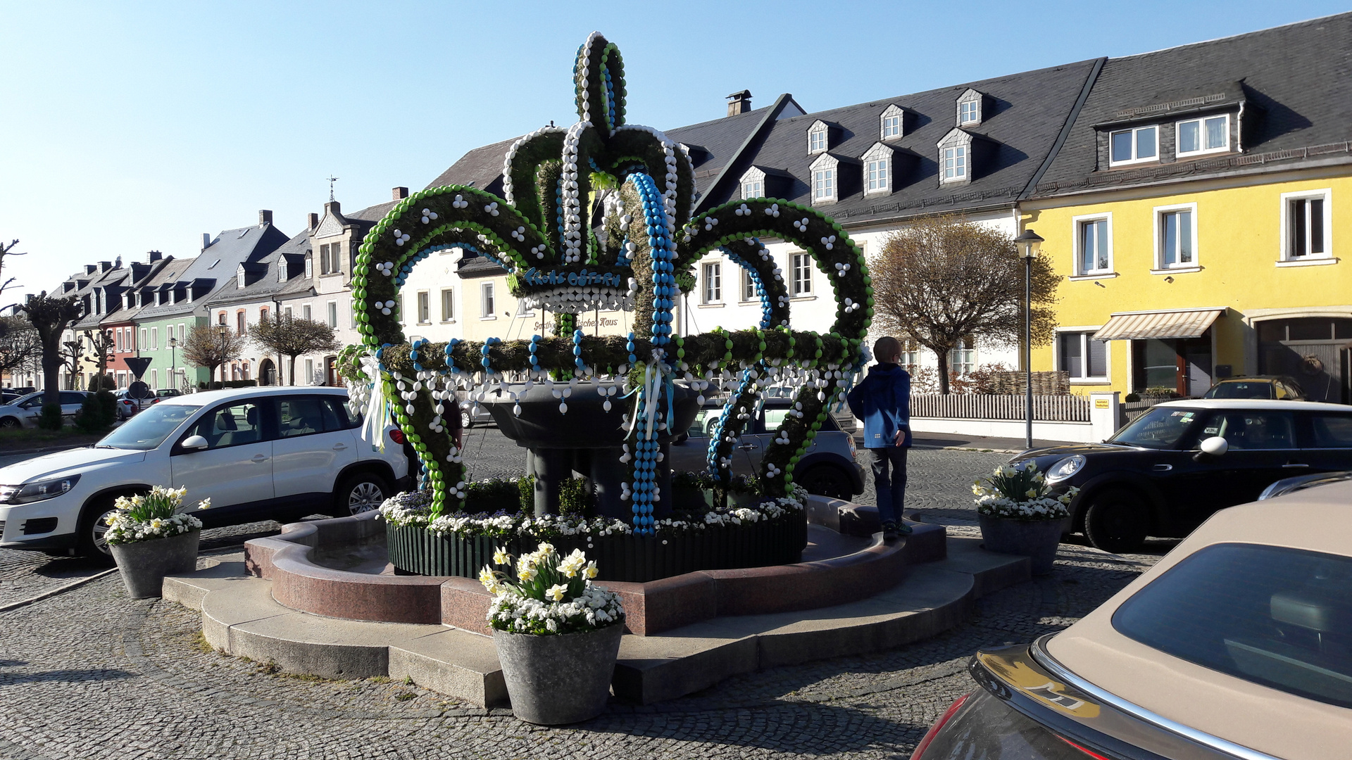 Osterbrunnen  in Weißenstadt   Fichelgebirge