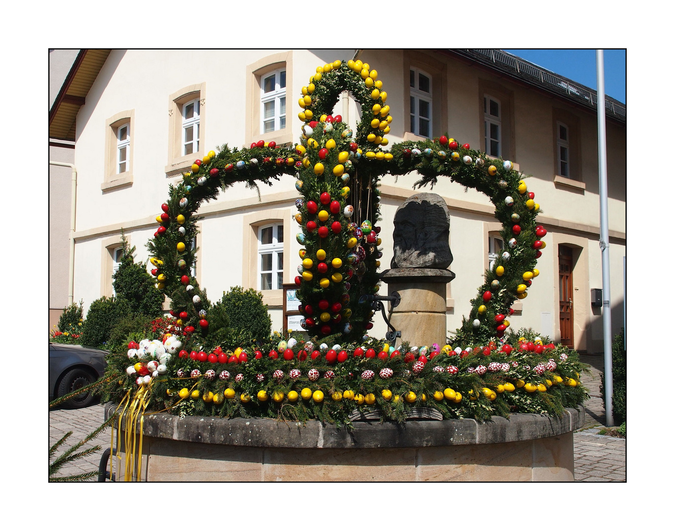 Osterbrunnen in Wonsees