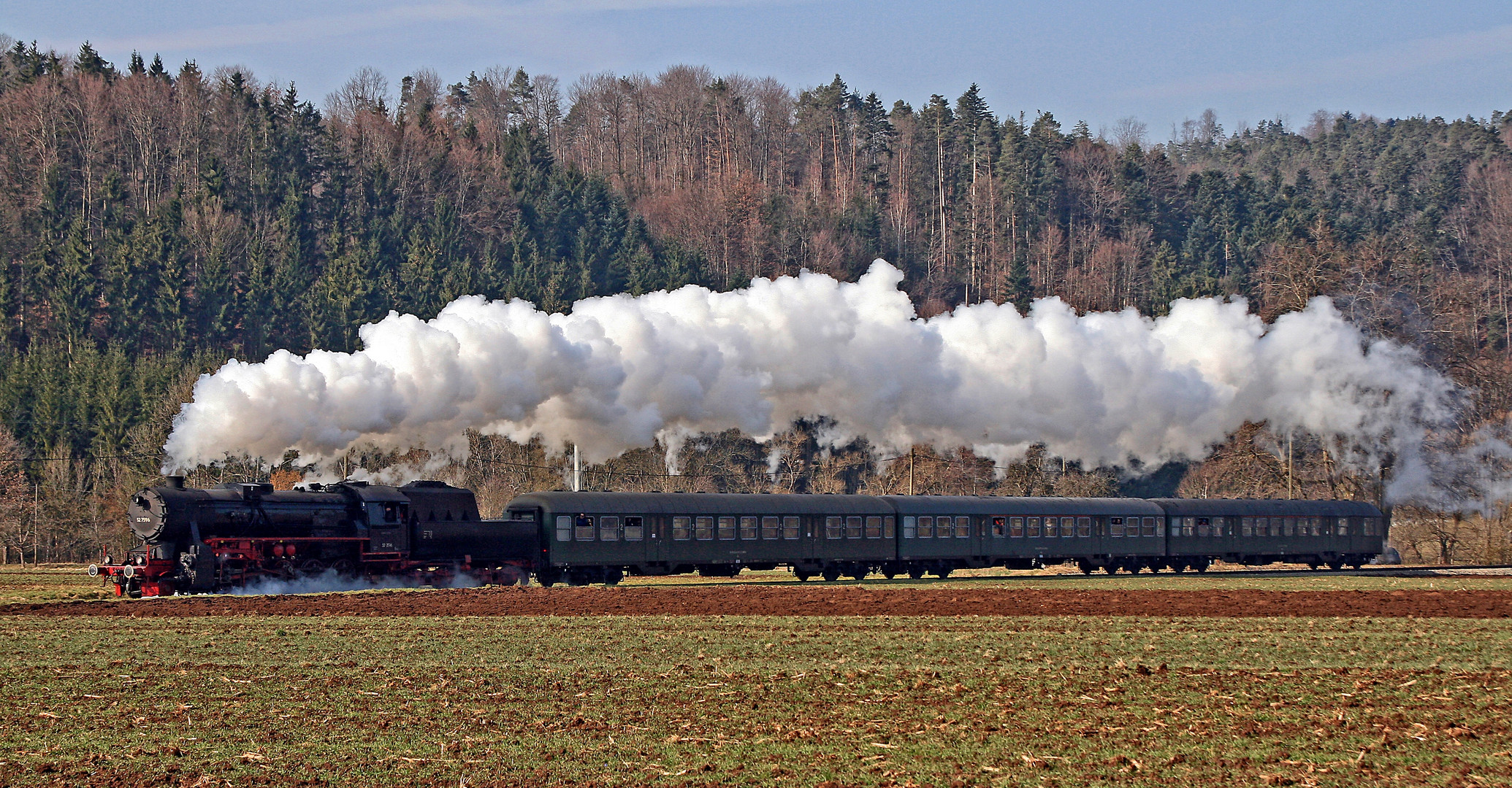 Osterdampf auf der Alb