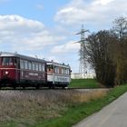 Osterfahrten auf der Krebsbachtalbahn bei Hüffenhardt 9.4.2023