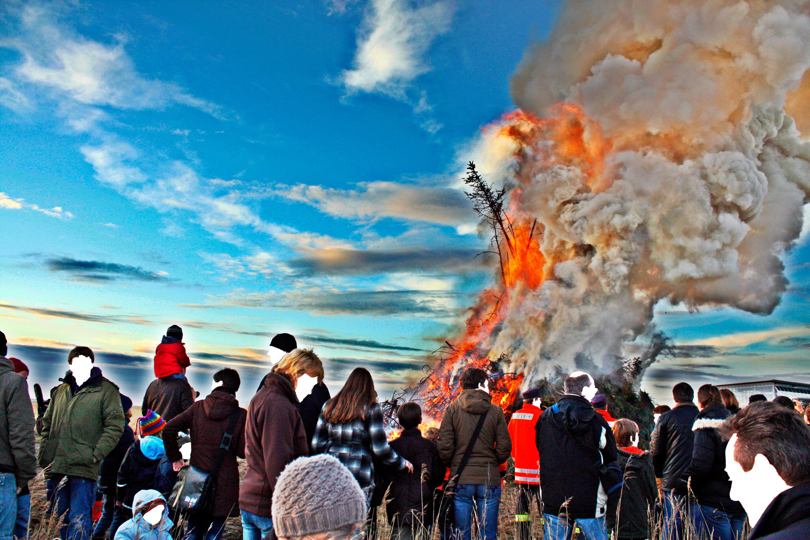 Osterfeuer 2010 in SPO