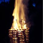 Osterfeuer 2015 - oder gewissermaßen eine Verknüpfung von weihnachten und Ostern