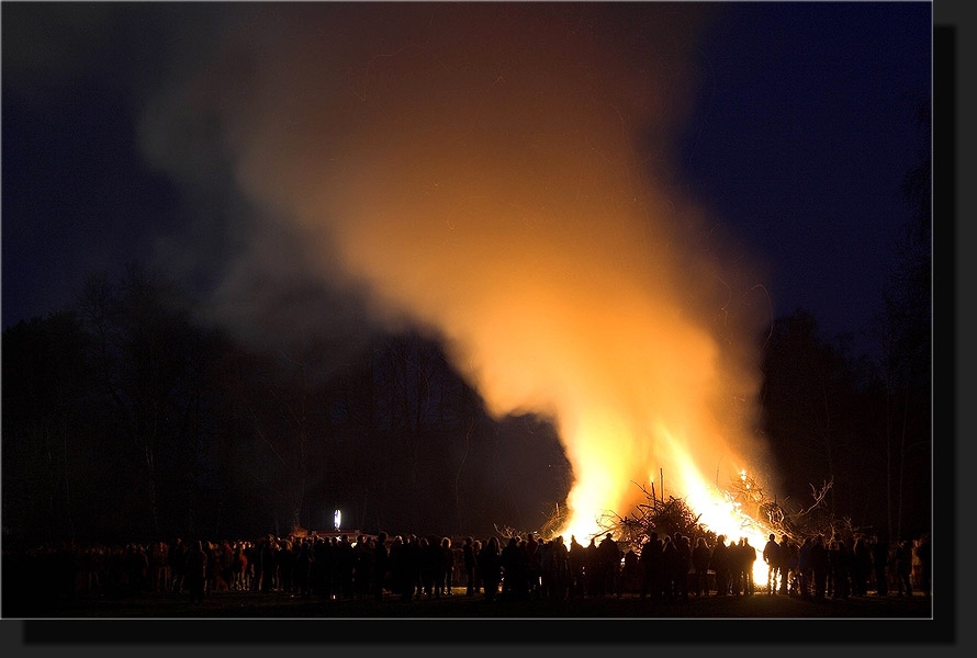 Osterfeuer am Fillerberg