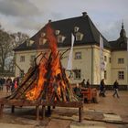 Osterfeuer am Schloß Opherdicke 