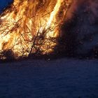 Osterfeuer am Strand