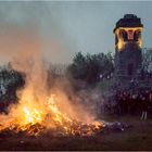 Osterfeuer am Wartberg