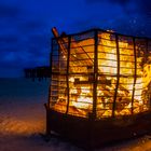 Osterfeuer auf Ameland