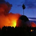 Osterfeuer auf dem Oberharz