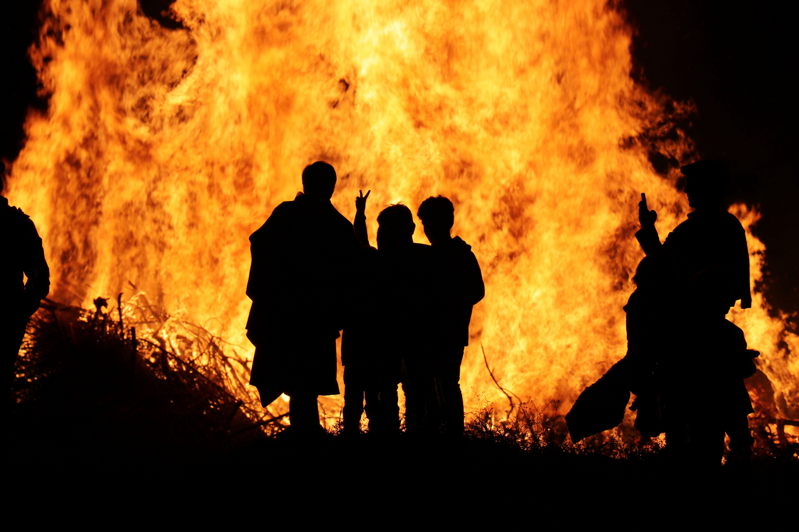 Osterfeuer die Zweite