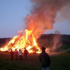 -Osterfeuer im Solling-