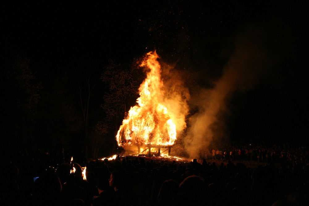 Osterfeuer in Arnsberg